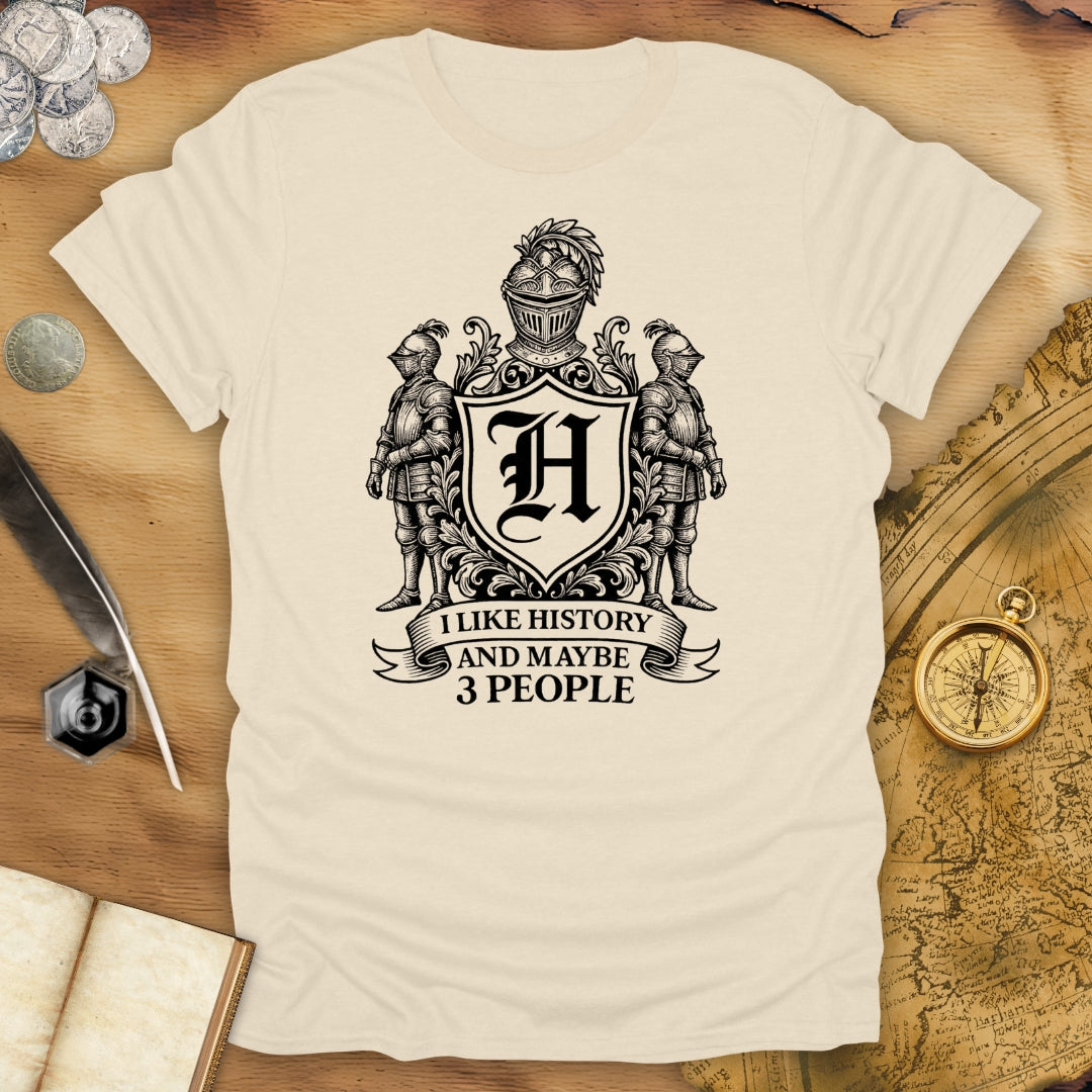 And Maybe 3 People - Heraldic T-Shirt