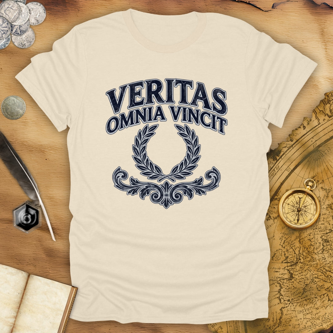 Truth Conquers All Things - Veritas Omnia Vincit T-Shirt