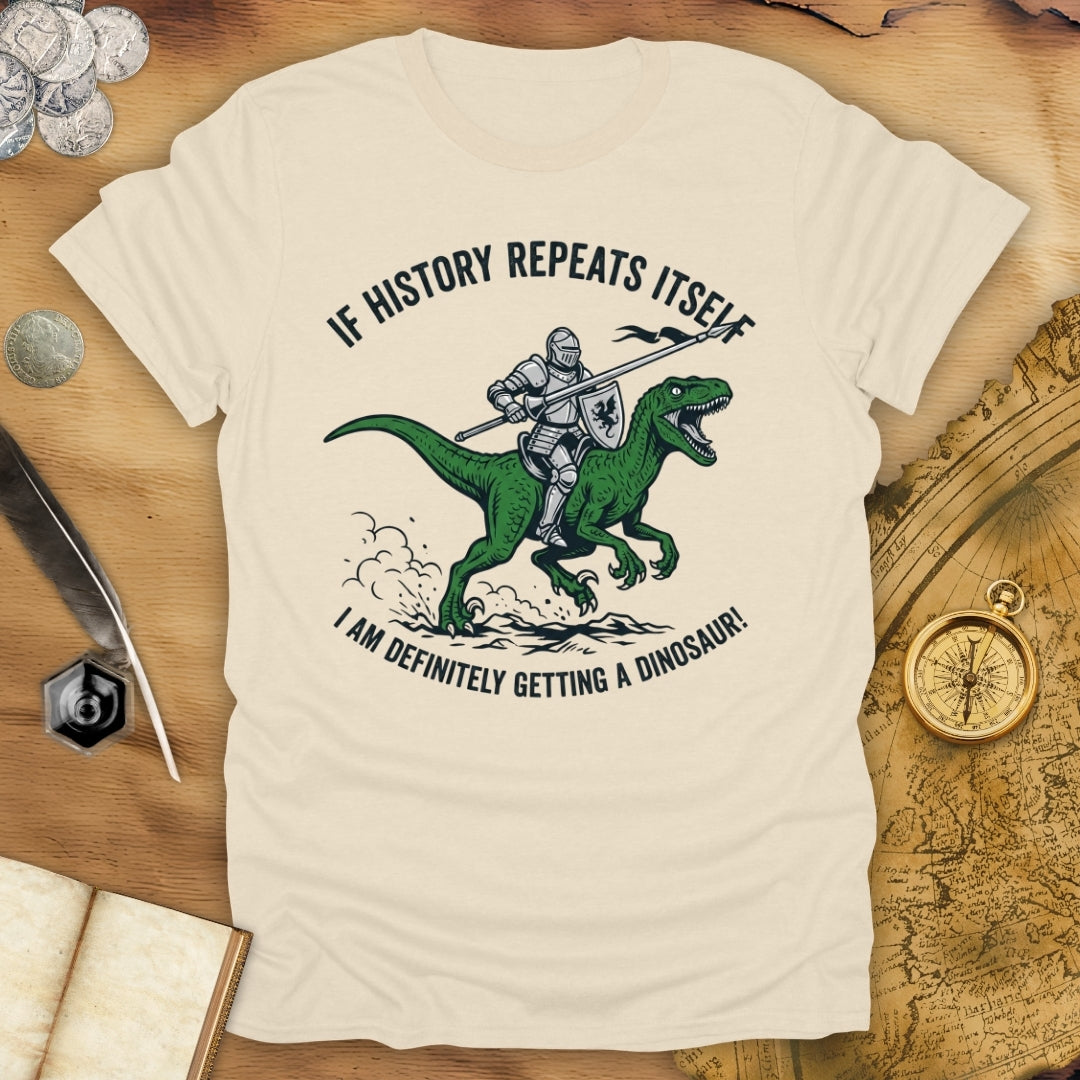 Getting A Dinosaur T-Shirt