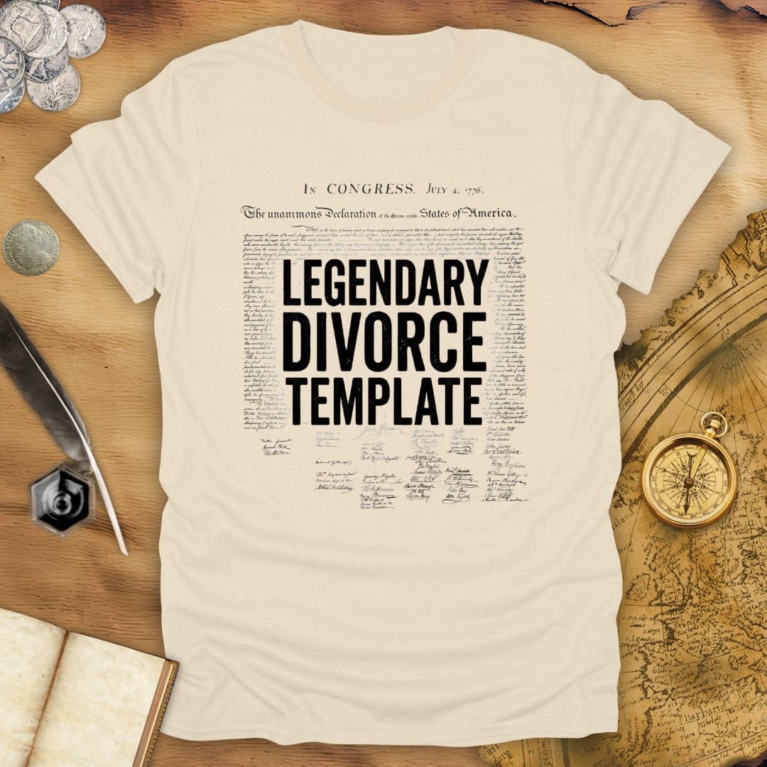 Divorce Template T-Shirt