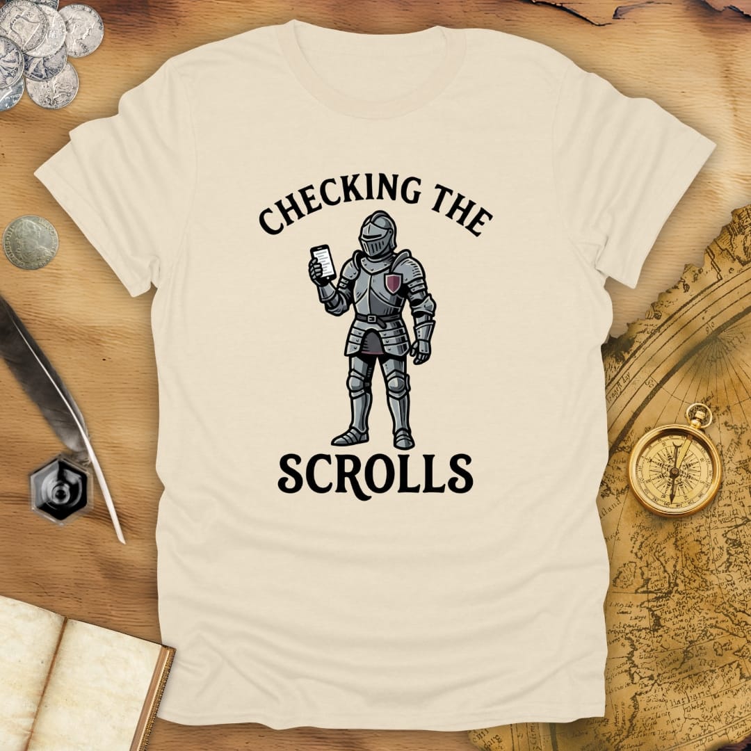Checking Scrolls T-Shirt