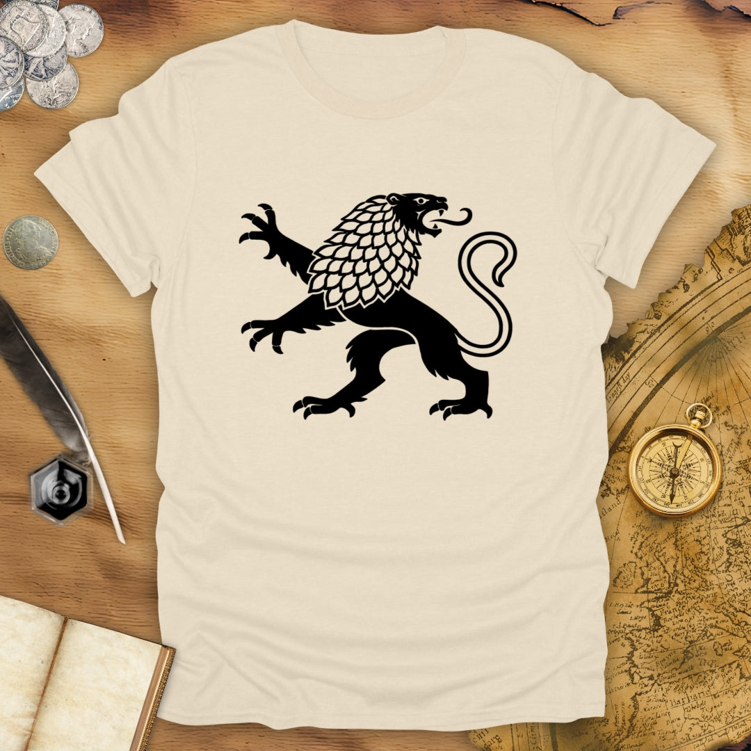 Heraldic Lion - Rear-Regardant - T-Shirt