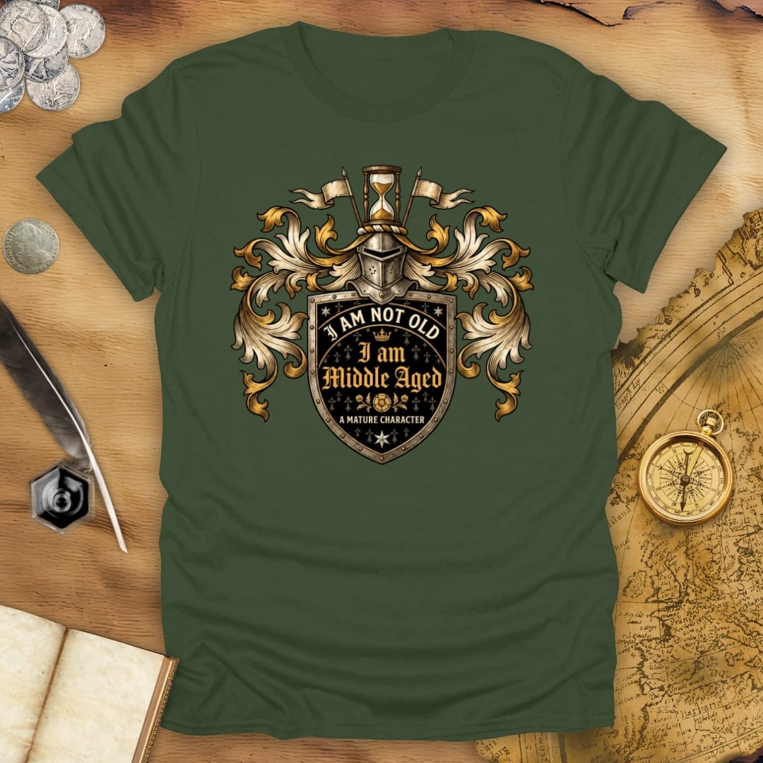 Heraldic Middle-Aged T-Shirt