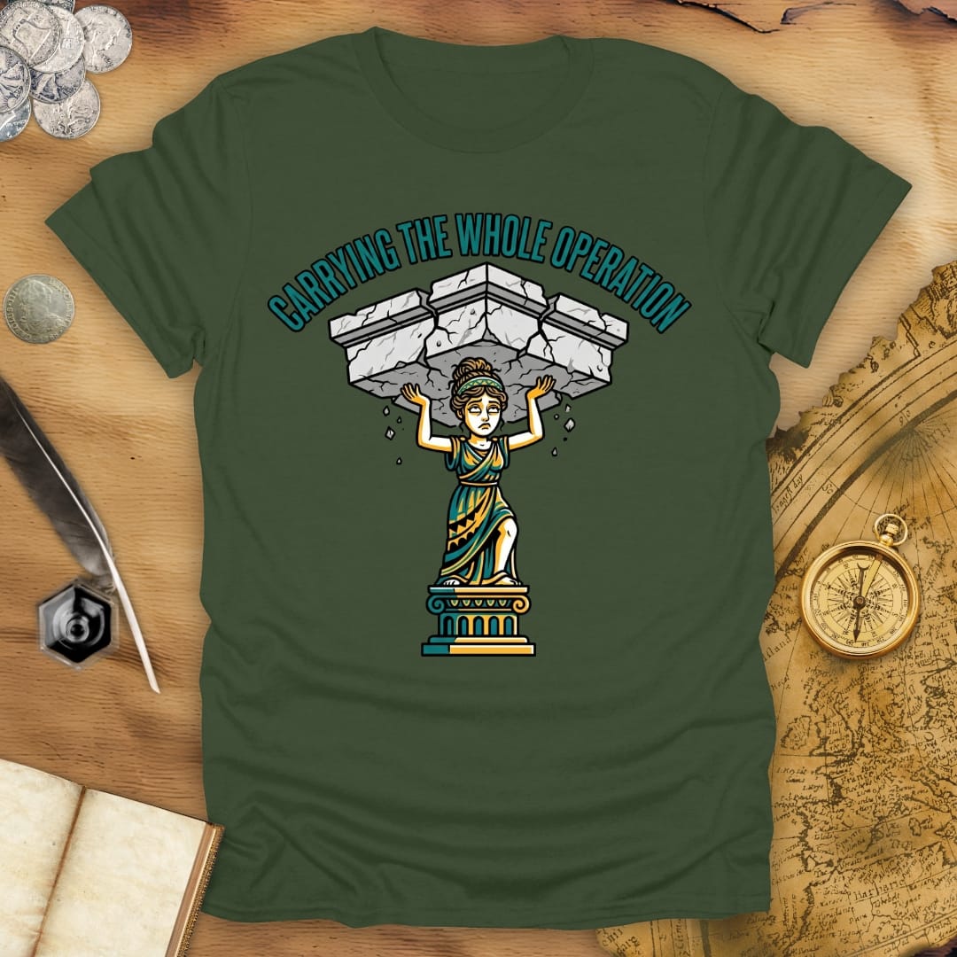 A Caryatid Carrying T-Shirt
