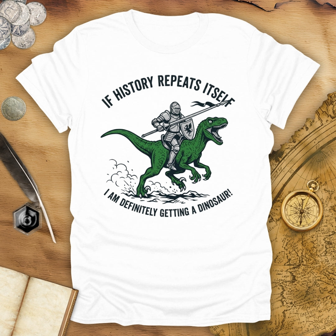 Getting A Dinosaur T-Shirt