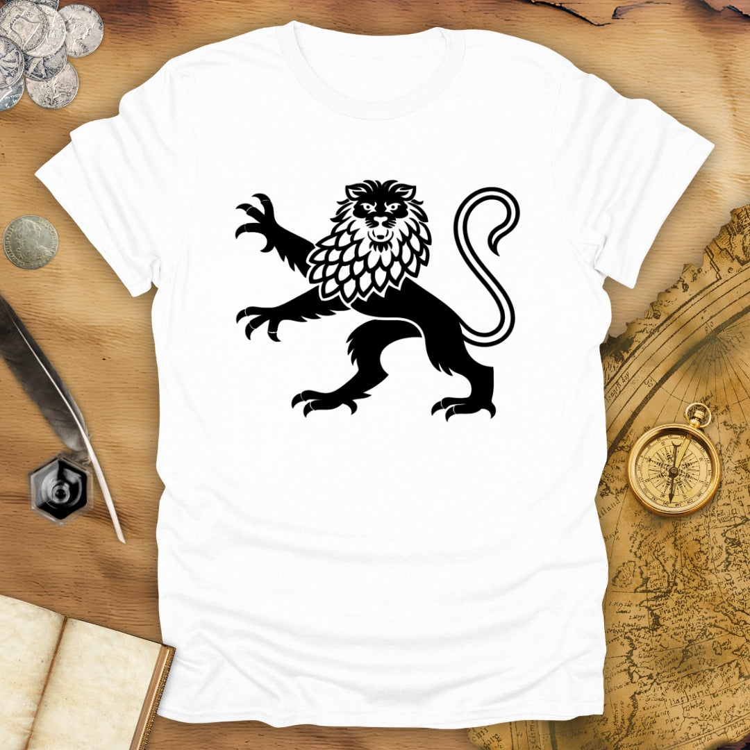 Heraldic Lion - Regardant - T-Shirt