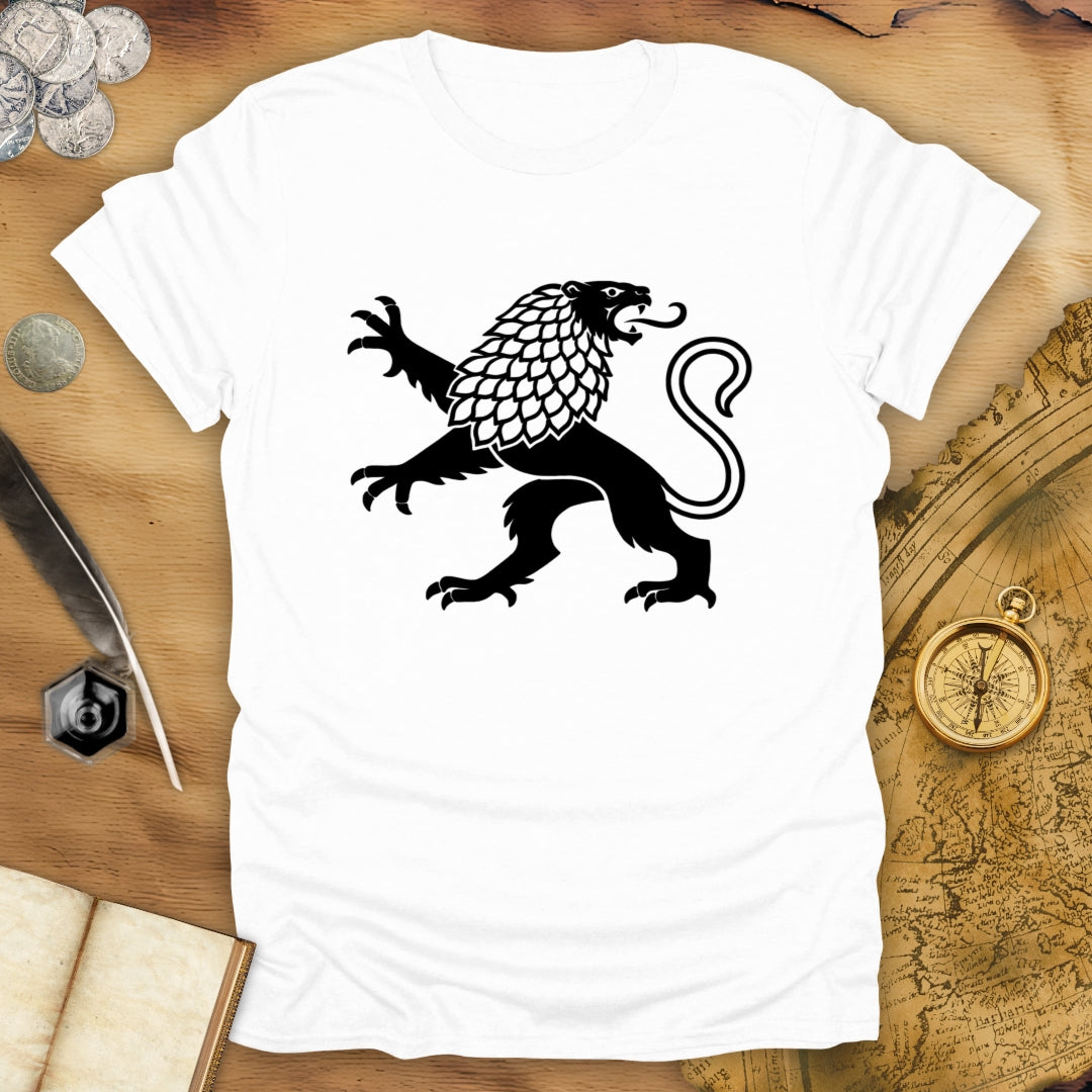 Heraldic Lion - Rear-Regardant - T-Shirt