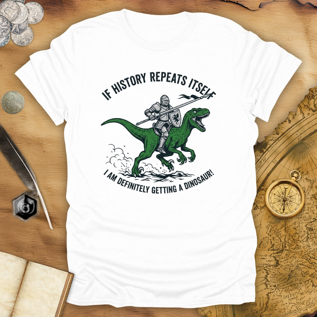 Getting A Dinosaur T-Shirt