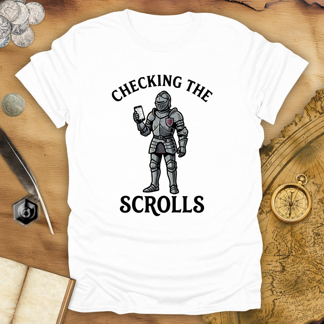 Checking Scrolls T-Shirt