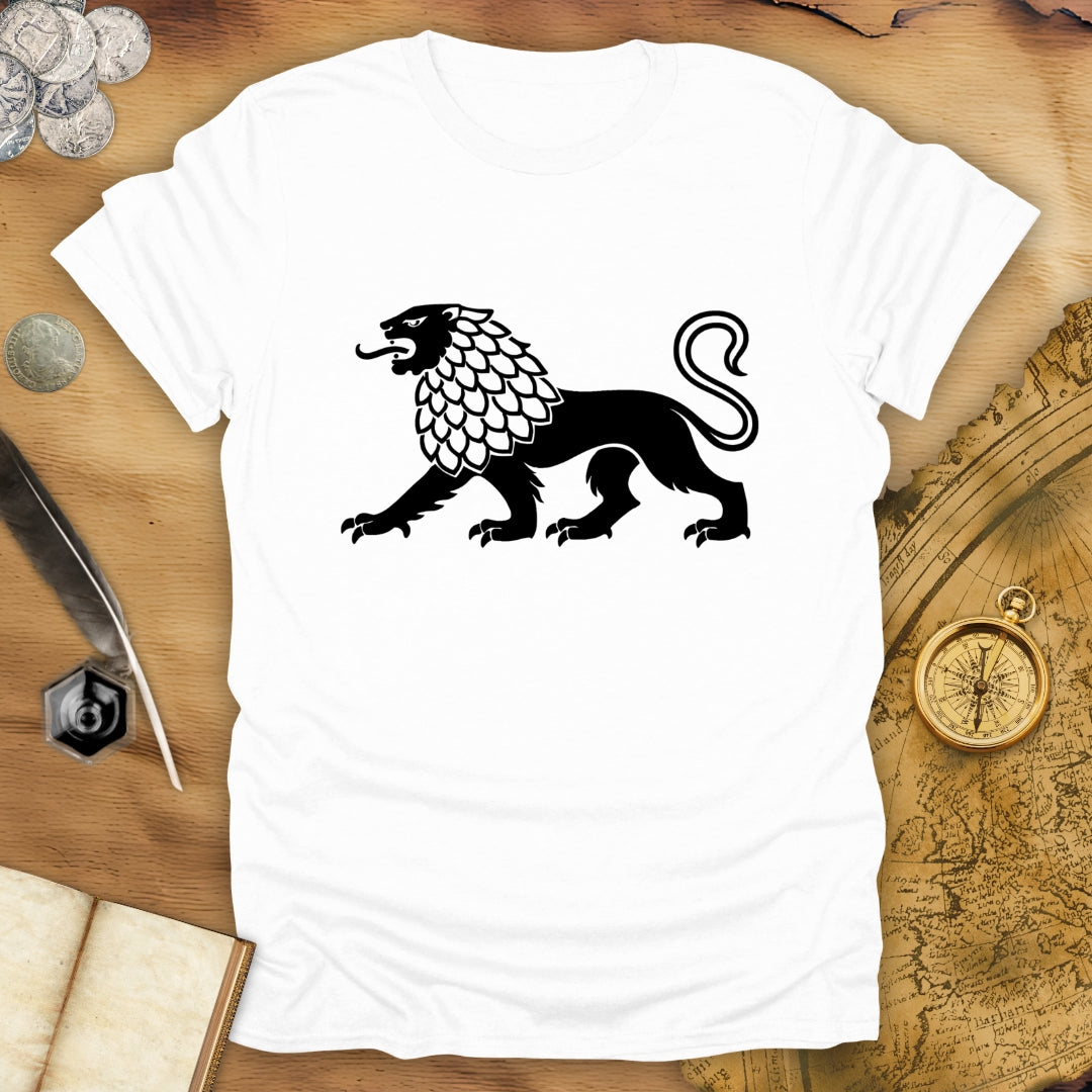 Heraldic Lion - Passant - T-Shirt