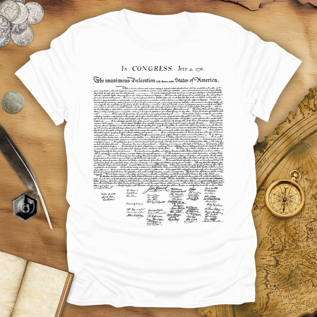 United States Declaration Of Independence T-Shirt