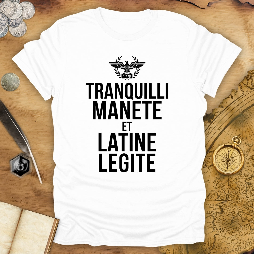 Keep Calm Read Latin T-Shirt