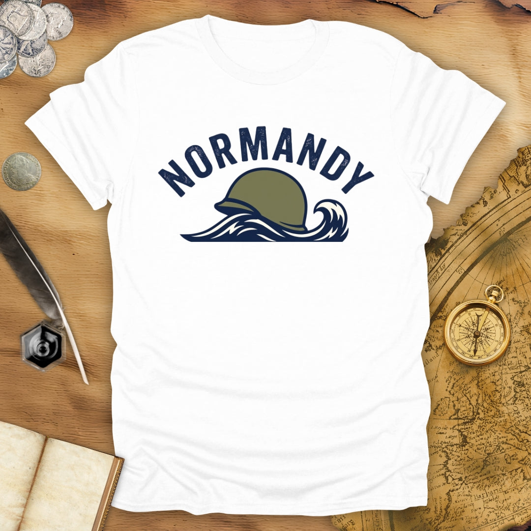 Normandy M1 Helmet T-Shirt