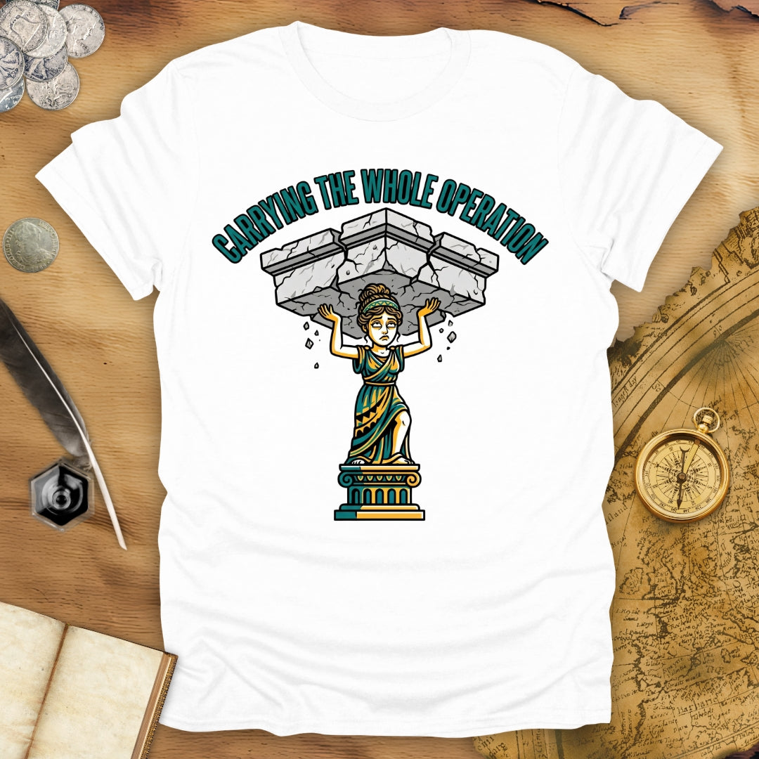A Caryatid Carrying T-Shirt