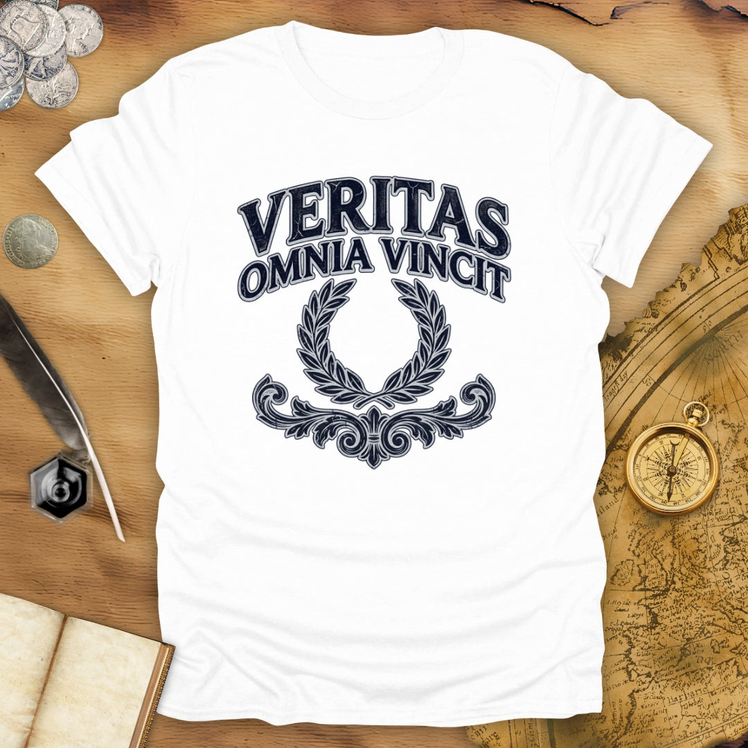 Truth Conquers All Things - Veritas Omnia Vincit T-Shirt