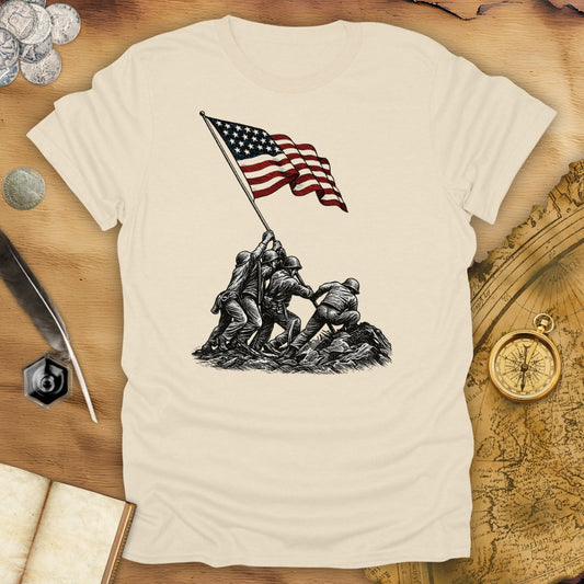 Raising The Flag On Iwo Jima T-Shirt