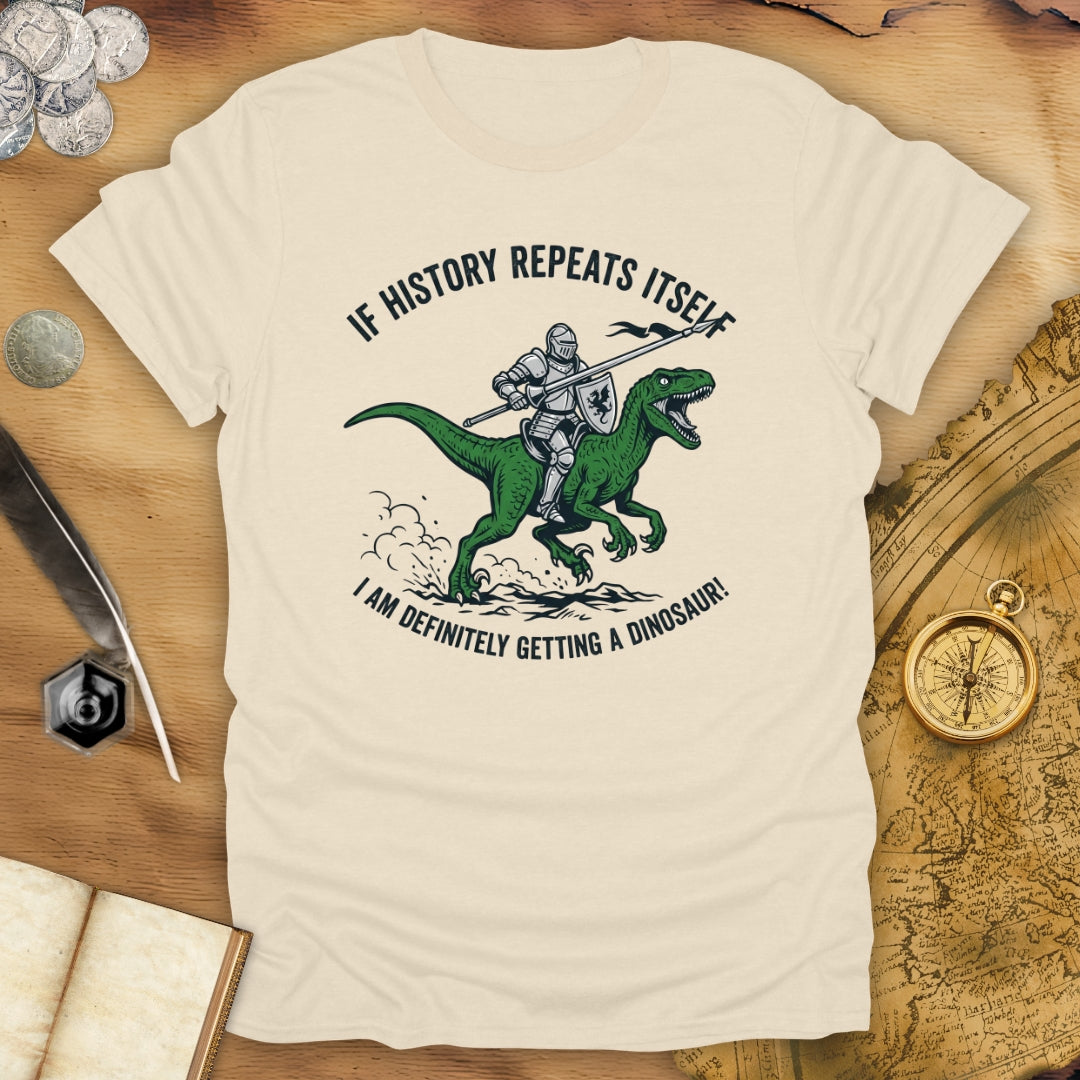 Getting A Dinosaur T-Shirt