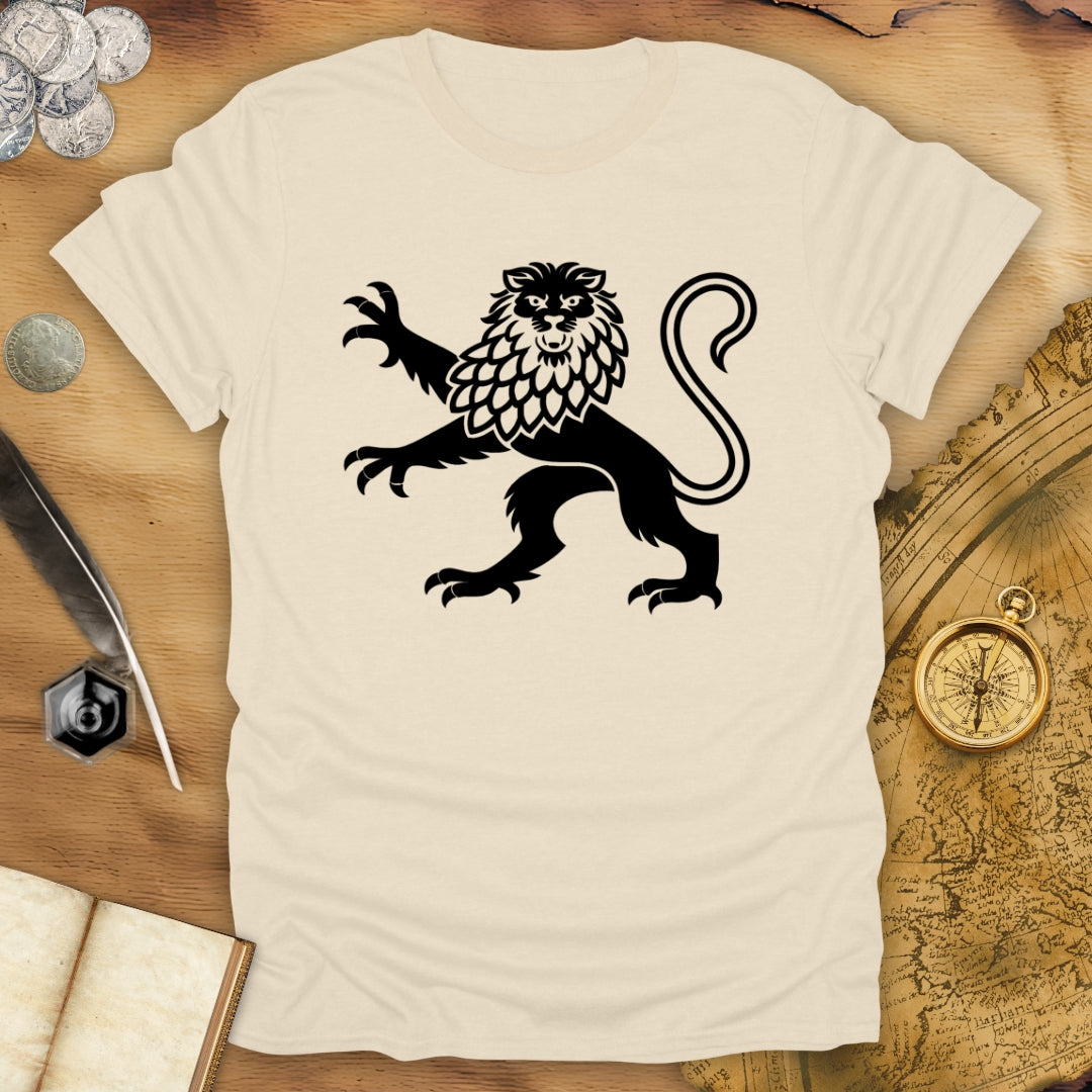 Heraldic Lion - Regardant - T-Shirt