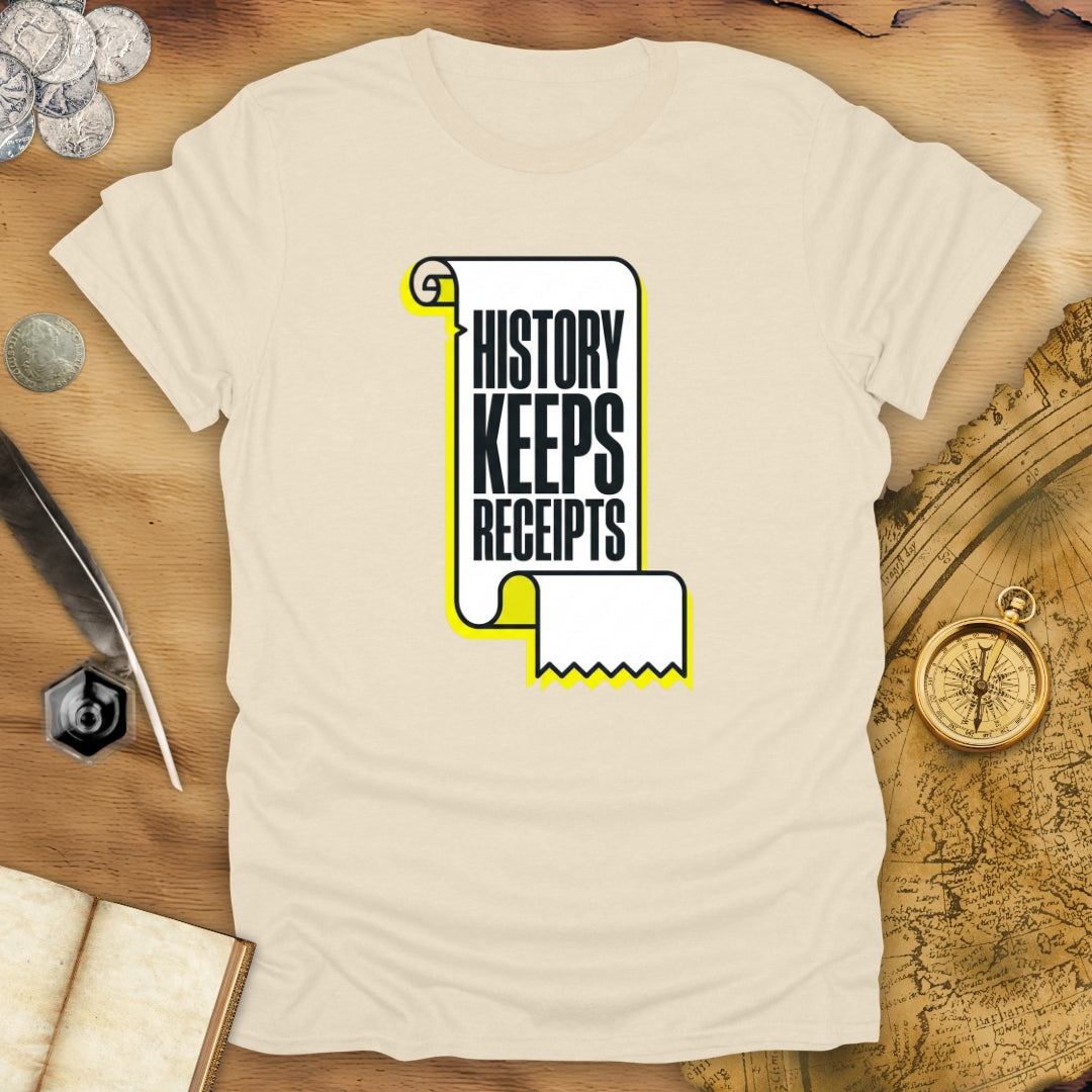 Keeps Receipts Scroll T-Shirt
