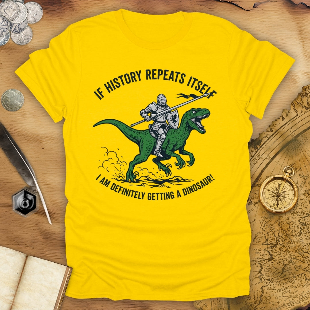 Getting A Dinosaur T-Shirt