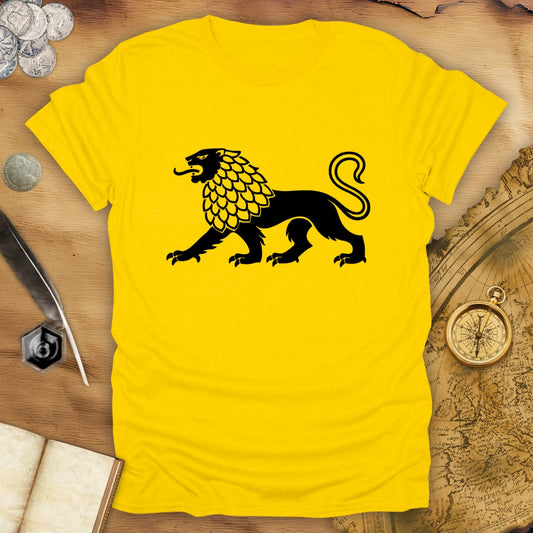 Heraldic Lion - Passant - T-Shirt