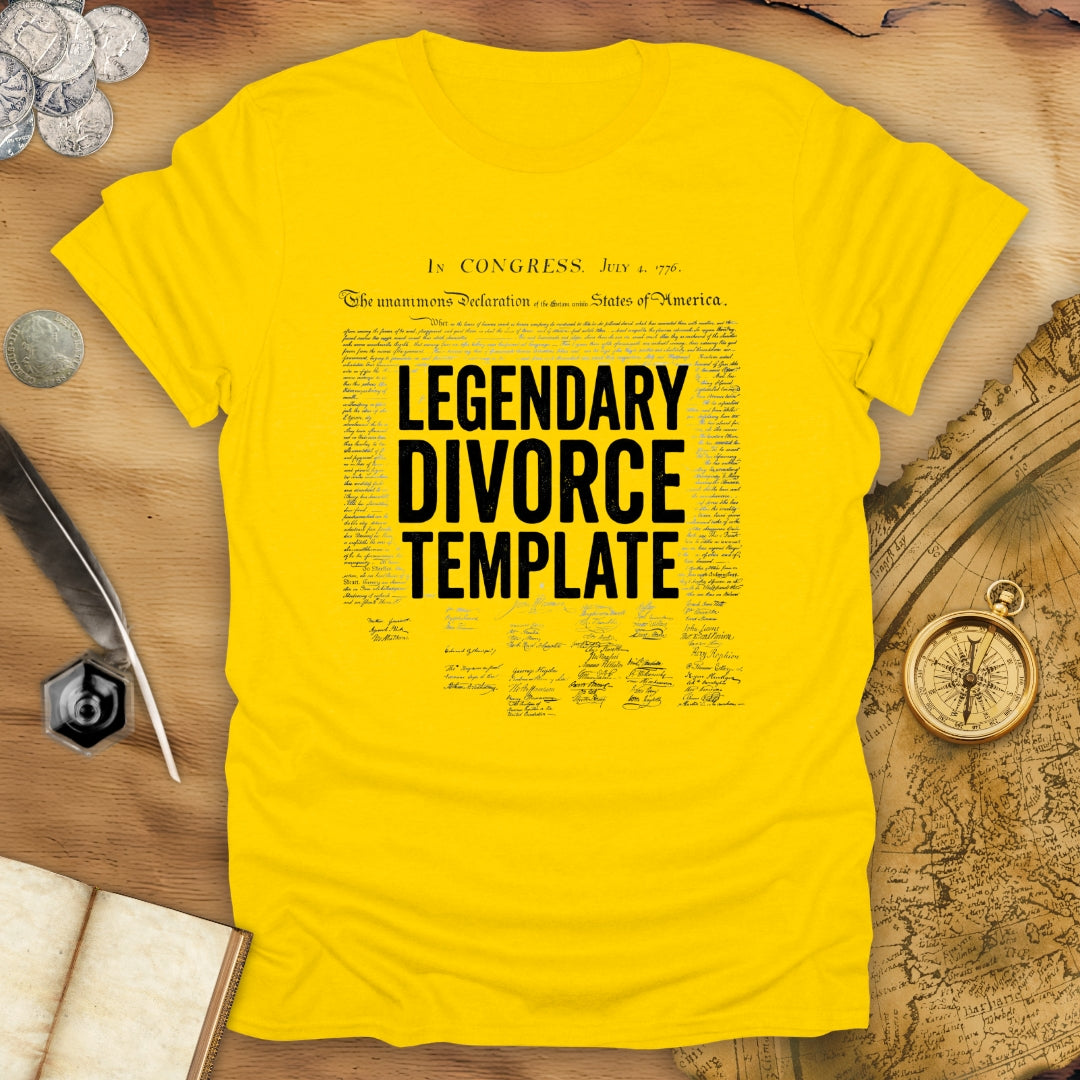 Divorce Template T-Shirt