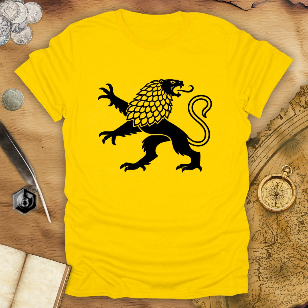 Heraldic Lion - Rear-Regardant - T-Shirt