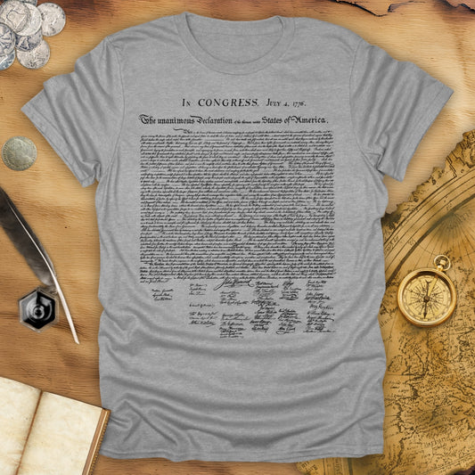 United States Declaration Of Independence T-Shirt
