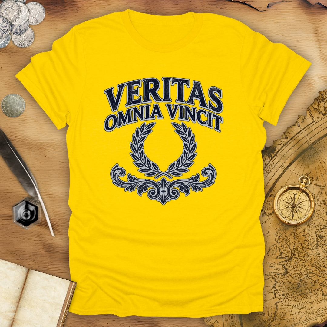 Truth Conquers All Things - Veritas Omnia Vincit T-Shirt