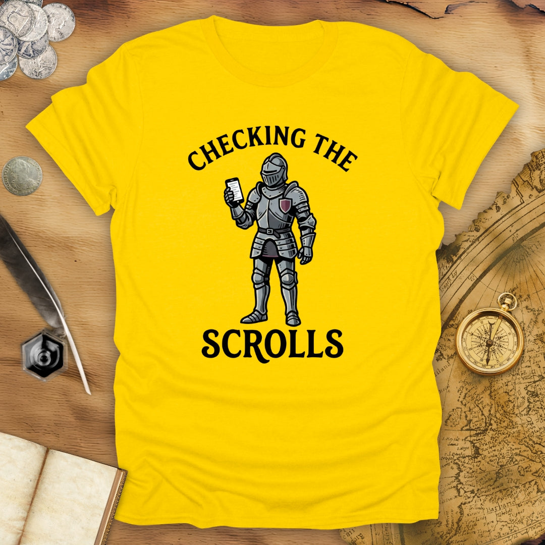 Checking Scrolls T-Shirt