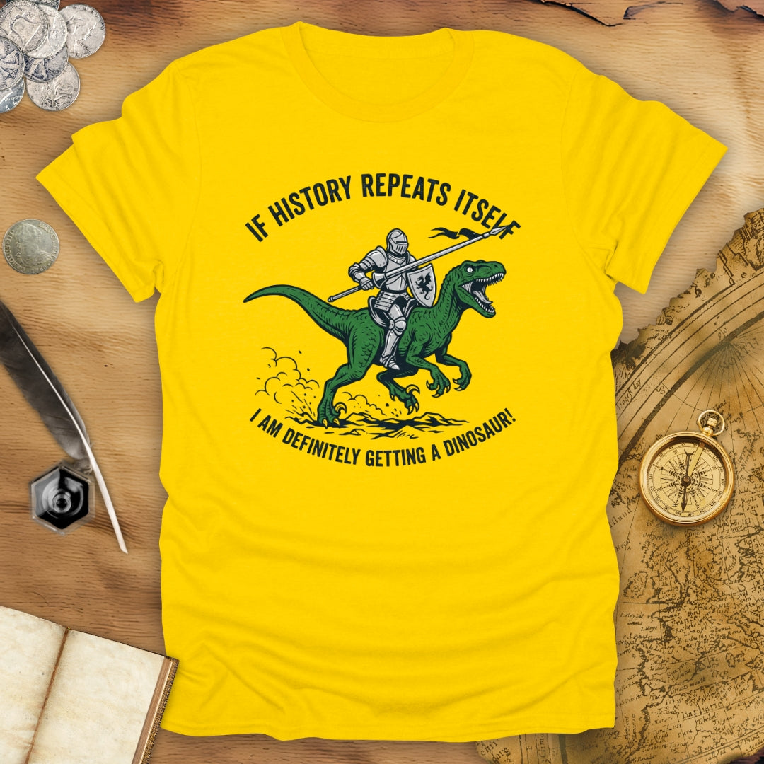 Getting A Dinosaur T-Shirt