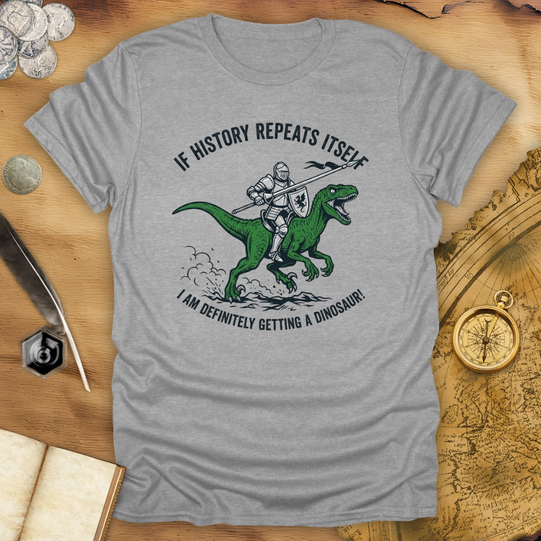 Getting A Dinosaur T-Shirt