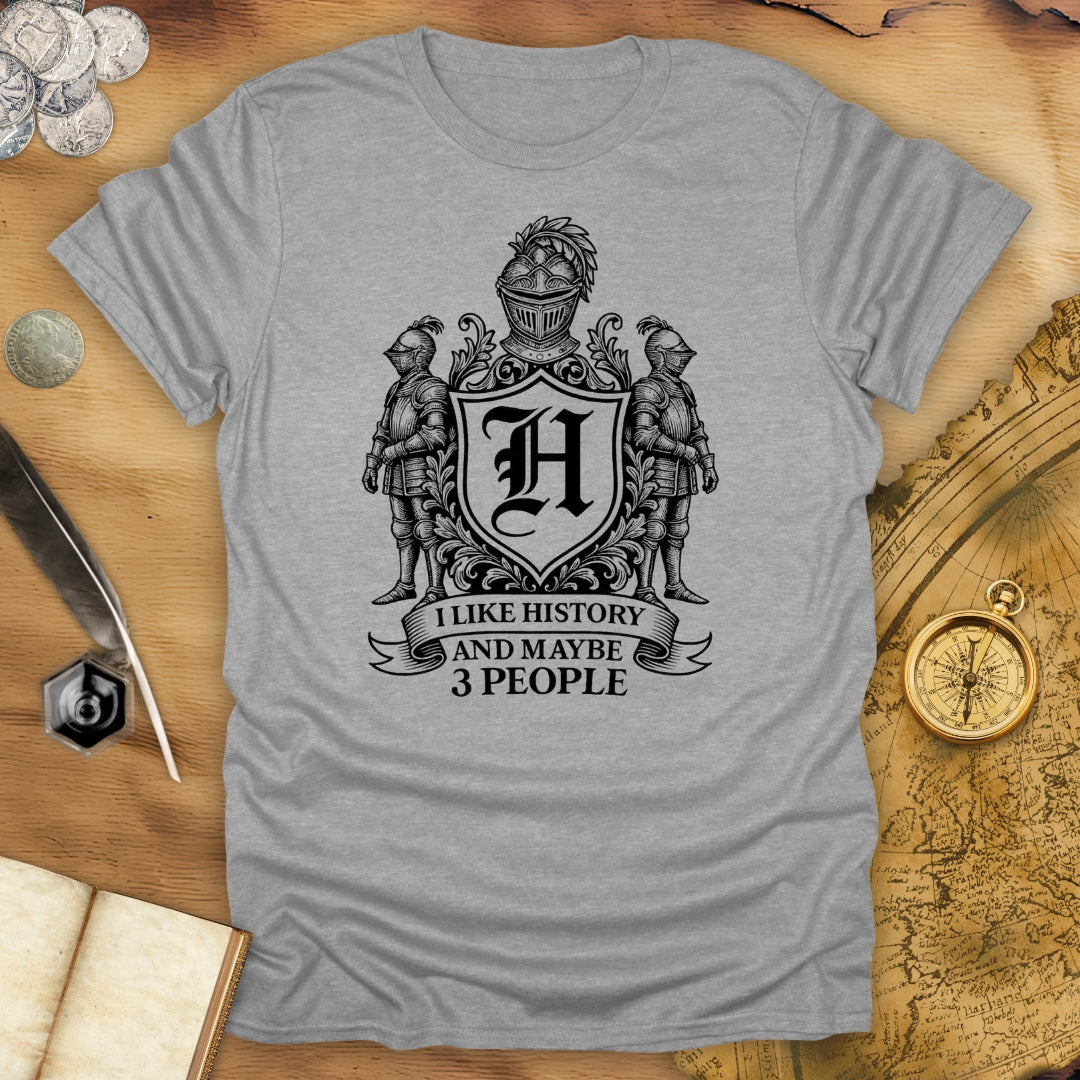 And Maybe 3 People - Heraldic T-Shirt