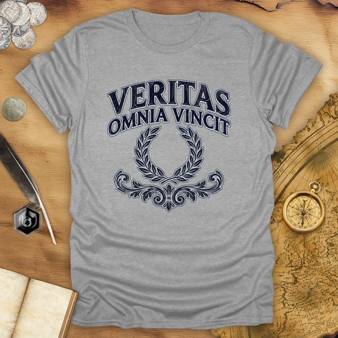 Truth Conquers All Things - Veritas Omnia Vincit T-Shirt