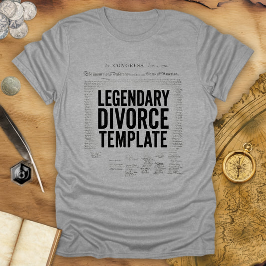 Divorce Template T-Shirt