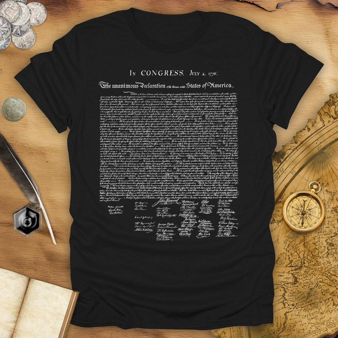 United States Declaration Of Independence T-Shirt