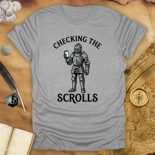 Checking Scrolls T-Shirt