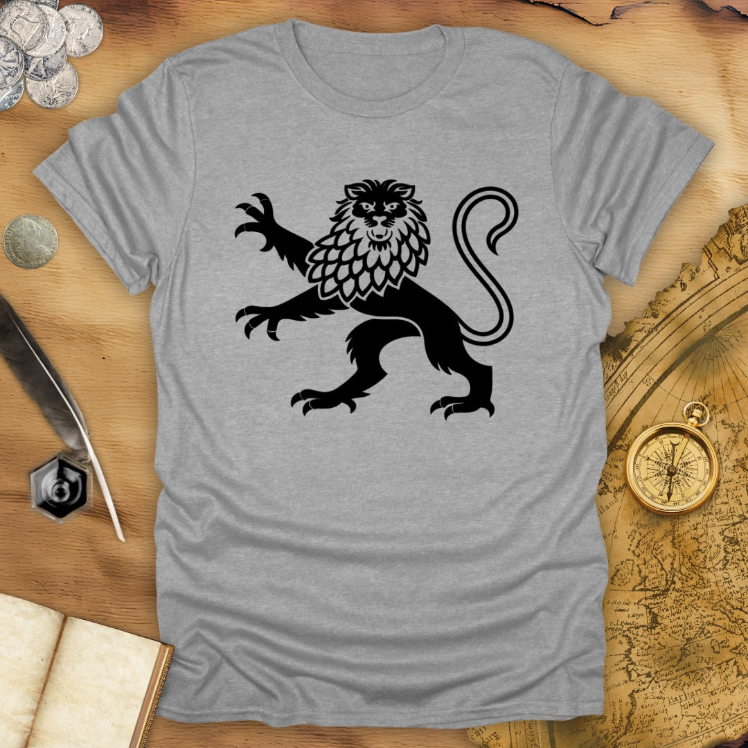 Heraldic Lion - Regardant - T-Shirt