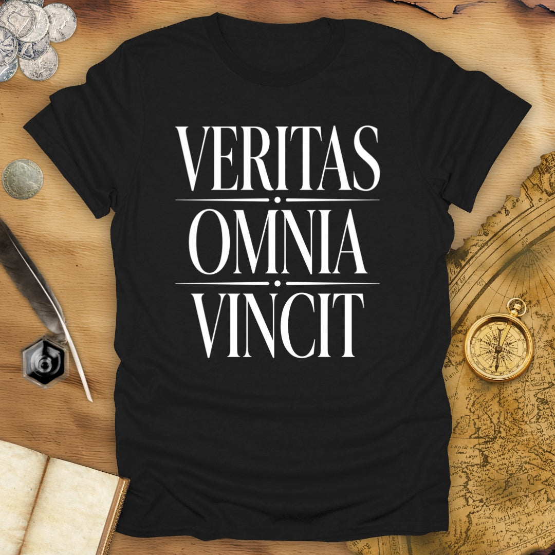 Truth Conquers All Things - Veritas Omnia Vincit T-Shirt