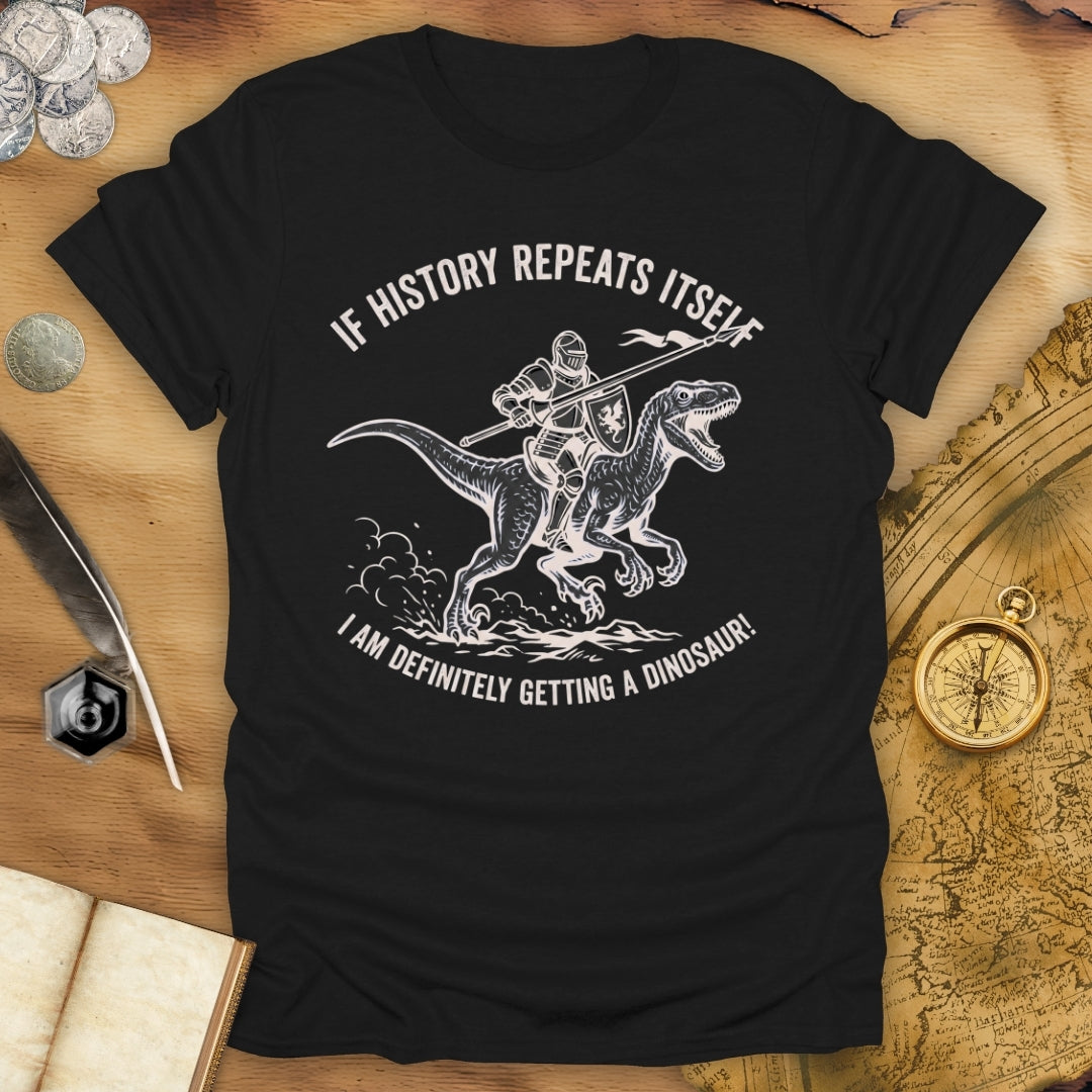 Getting A Dinosaur T-Shirt