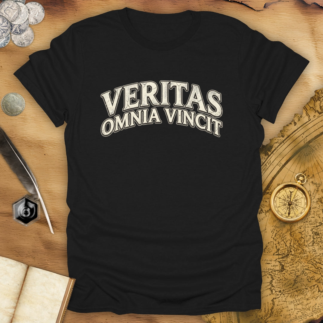 Truth Conquers All Things - Veritas Omnia  Vincit T-Shirt