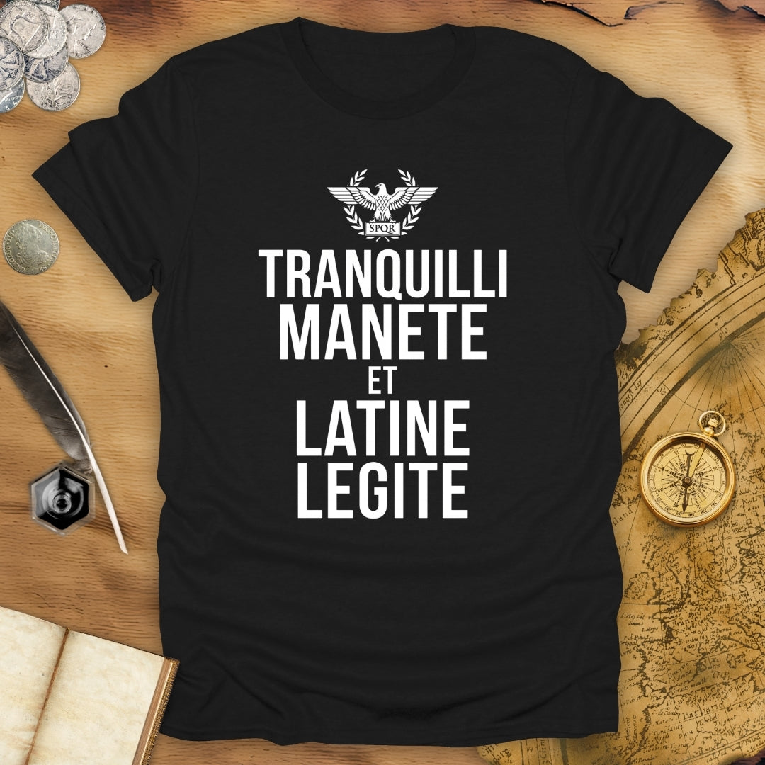Keep Calm Read Latin T-Shirt