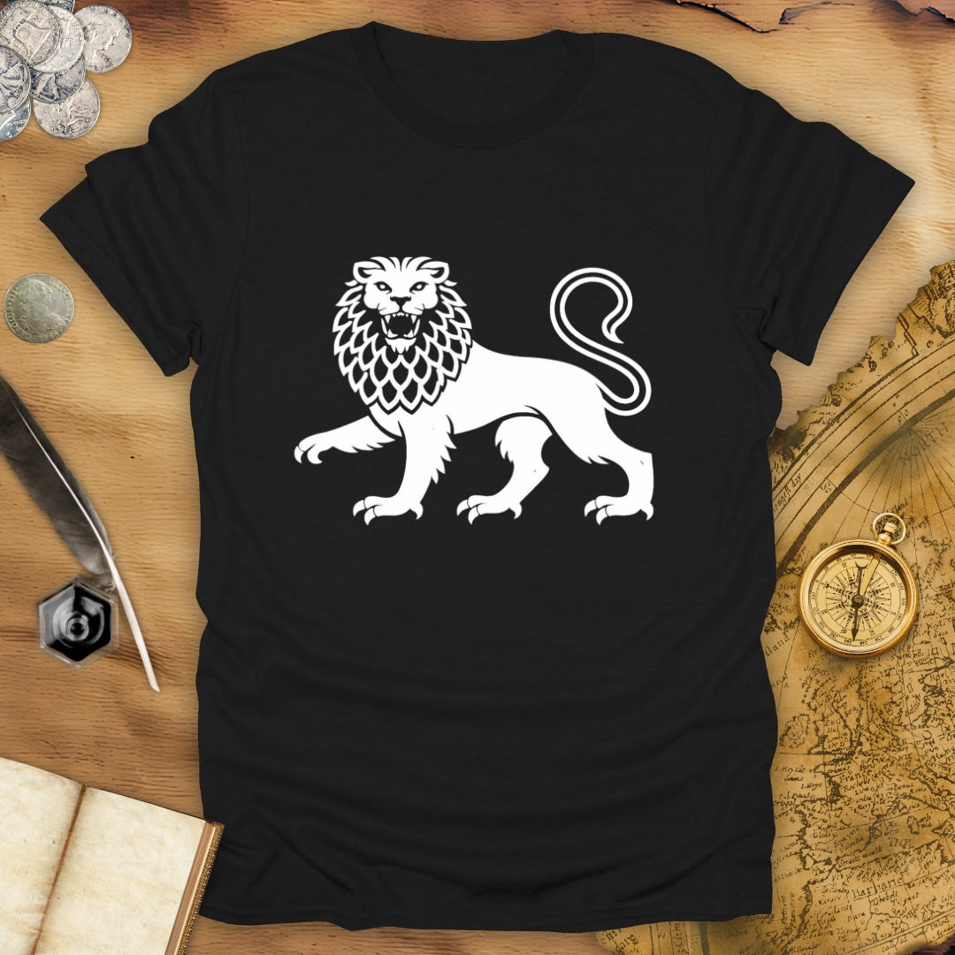 Heraldic Lion - Passant Regardant - T-Shirt