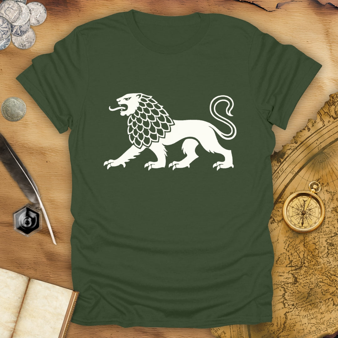 Heraldic Lion - Passant - T-Shirt