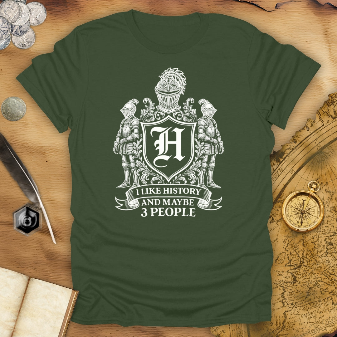 And Maybe 3 People - Heraldic T-Shirt