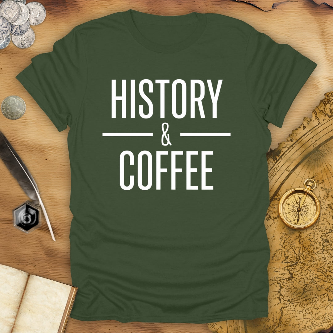 History & Coffee T-Shirt