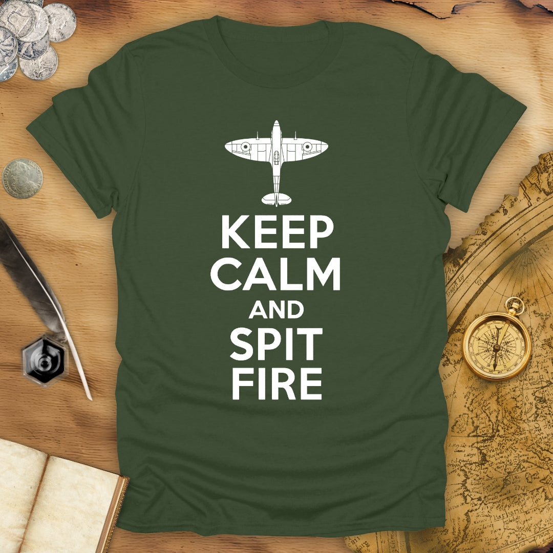 Keep Calm And Spit Fire T-Shirt