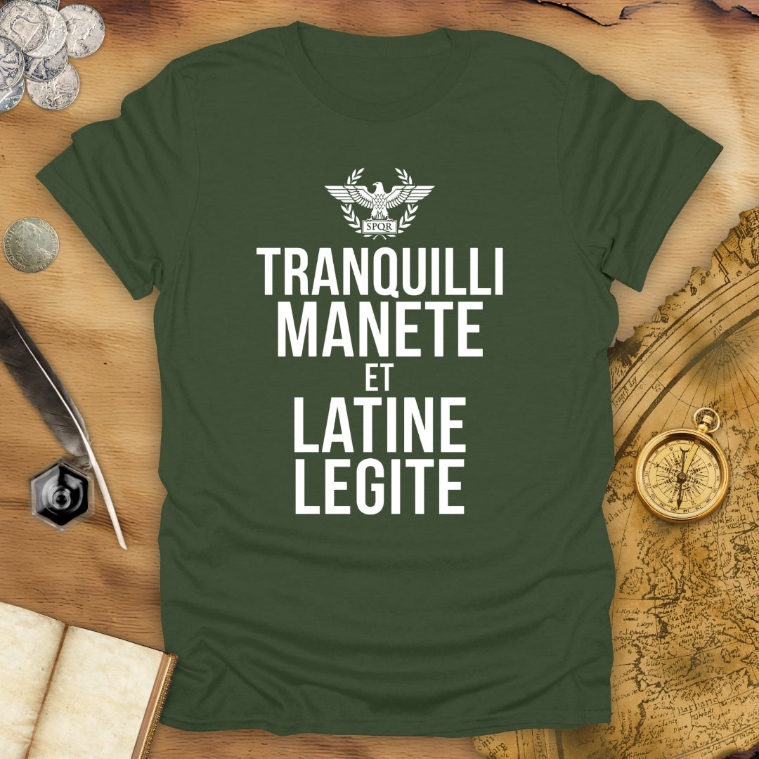 Keep Calm Read Latin T-Shirt