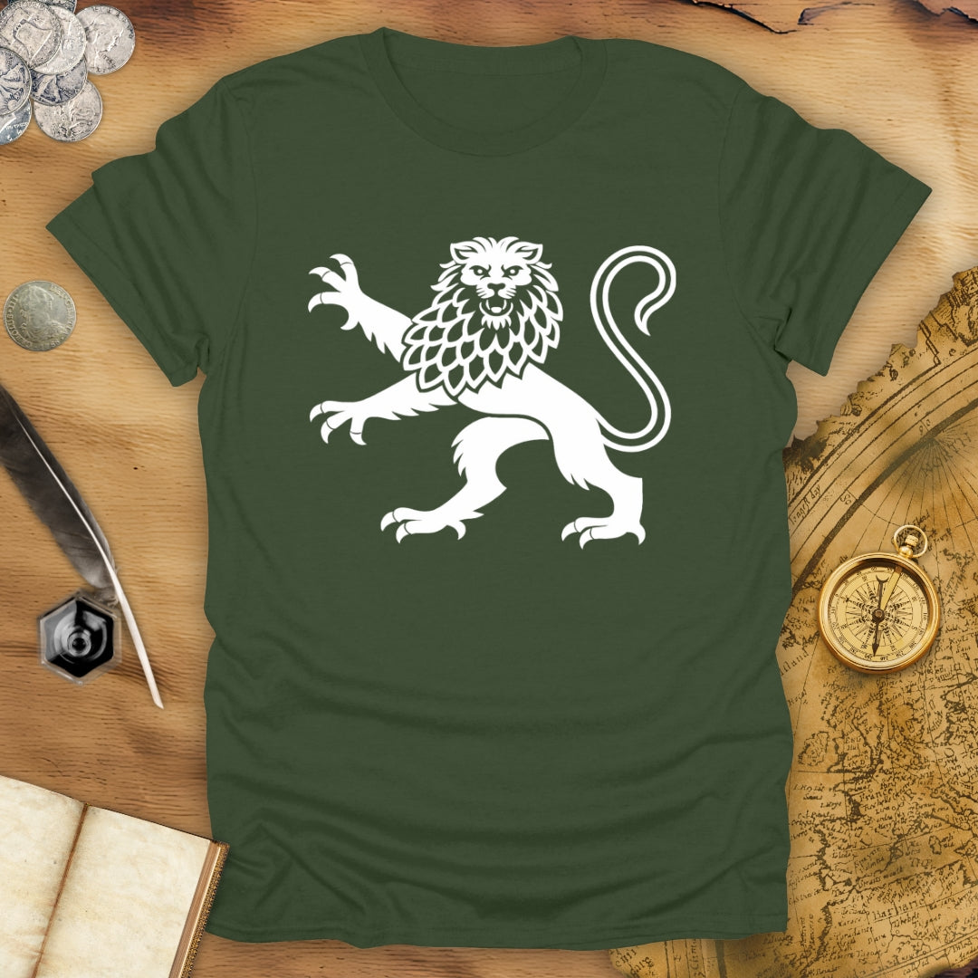 Heraldic Lion - Regardant - T-Shirt