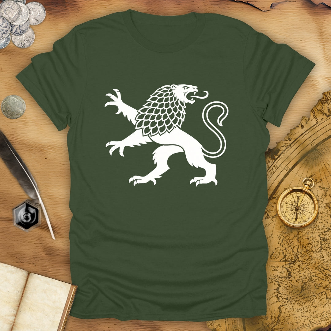 Heraldic Lion - Rear-Regardant - T-Shirt